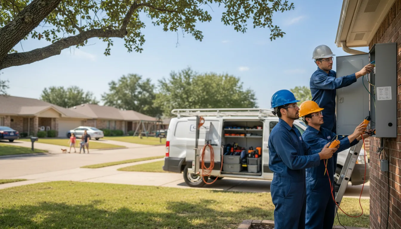 Certified electrician providing emergency electrical services in Belmont, CA
